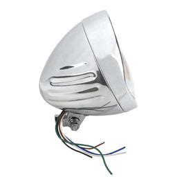 Attitude Inc Attitude Inc Ribbed Style Headlight, 6 Inch Dia , Visor Round Tip ,Chrome E Marked Attitude Inc Ribbed Style Headlight, 6 Inch Dia , Visor Round Tip ,Chrome E Marked Autofit