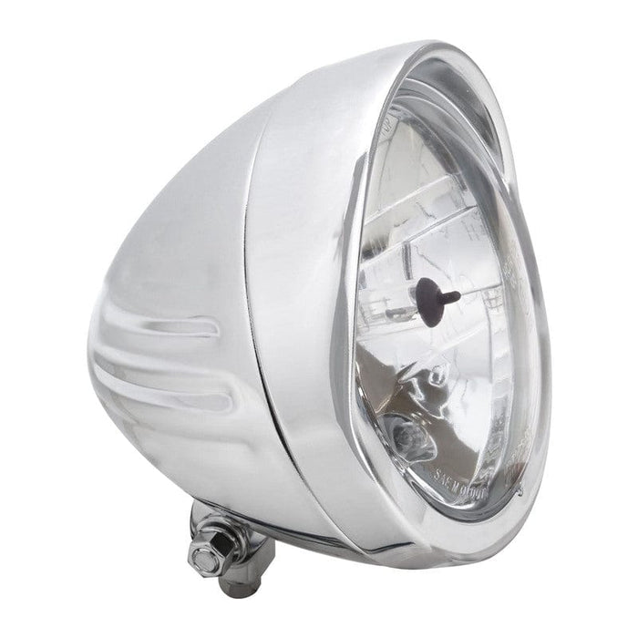 Attitude Inc Attitude Inc Ribbed Style Headlight, 6 Inch Dia , Visor Round Tip ,Chrome E Marked Attitude Inc Ribbed Style Headlight, 6 Inch Dia , Visor Round Tip ,Chrome E Marked Autofit