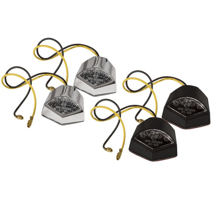 Attitude Inc Attitude Inc Stick On LED Turn Indicators For Harley Custom Chrome Per Pair Attitude Inc Stick On LED Turn Indicators For Harley Custom Chrome Per Pair Autofit