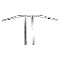 Attitude Inc Attitude Inc, T Factor HandleBar, 1-1/4 in. T-Bars , 10" Rise, Chrome For Harley Dyna Softail Sportster Fat Bob Custom Attitude Inc, T Factor HandleBar, 1-1/4 in. T-Bars , 10" Rise, Chrome For Harley Dyna Softail Sportster Fat Bob Custom Autofit