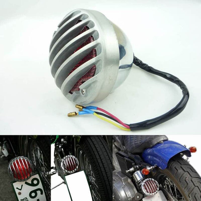 Attitude Inc Attitude Inc Tail lamp Brake Lamp Assembly Universal , Rodder Finned ,Polished for Harley, Each Attitude Inc Tail lamp Brake Lamp Assembly Universal , Rodder Finned ,Polished for Harley, Each Autofit