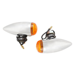 Attitude Inc Attitude Inc Turn Signal, Retro Bullet Indicators, Chrome For Harley Custom, Pair Attitude Inc Turn Signal, Retro Bullet Indicators, Chrome For Harley Custom, Pair Autofit