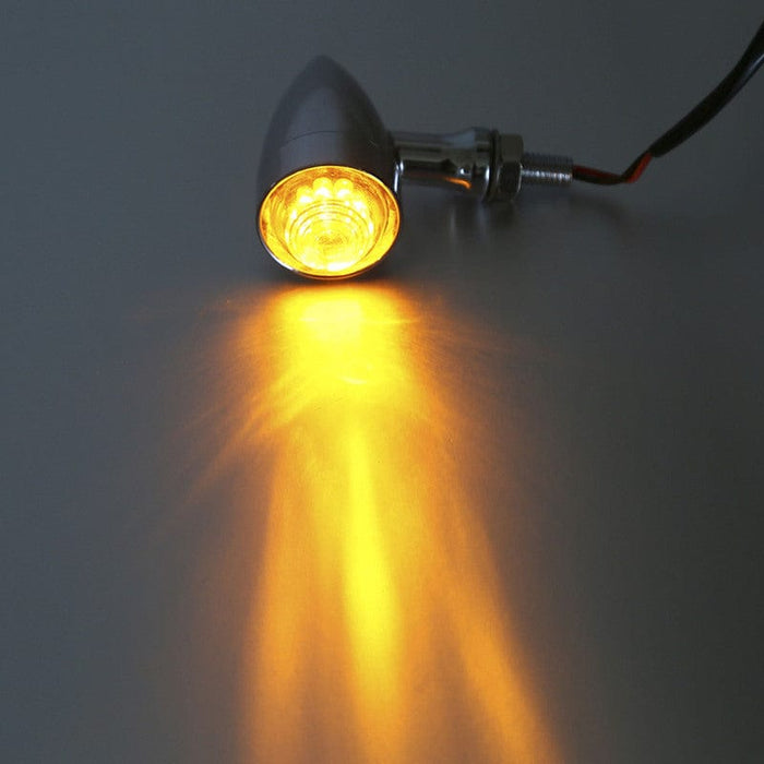 Attitude Inc Attitude Inc Universal Turn Signal Indicator, Bullet Retro, LED, Billet Aluminium Chrome, For Harley Customs, Set Attitude Inc Universal Turn Signal Indicator, Bullet Retro, LED, Billet Aluminium Chrome, For Harley Customs, Set Autofit
