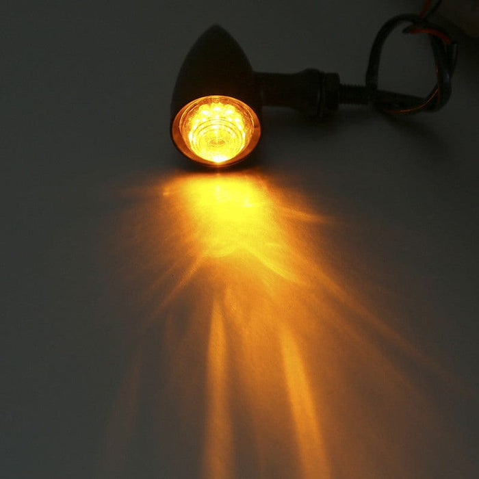 Attitude Inc Attitude Inc Universal Turn Signal Indicator, Retro, LED, Billet Aluminium Black, For Harley Customs, Set Attitude Inc Universal Turn Signal Indicator, Retro, LED, Billet Aluminium Black, For Harley Customs, Set Autofit