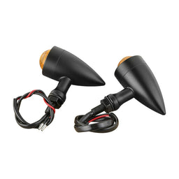 Attitude Inc Attitude Inc Universal Turn Signal Indicator, Retro, LED, Billet Aluminium Black, For Harley Customs, Set Attitude Inc Universal Turn Signal Indicator, Retro, LED, Billet Aluminium Black, For Harley Customs, Set Autofit