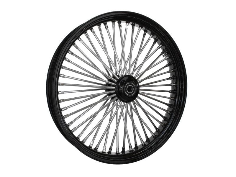 Attitude Inc Attitude Inc Wheel, Front, MaxSpoke, Black/Chrome Spoke, For Harley-Davidson , 21X3.5 Single Disc 3/4'' Axle, Each Attitude Inc Wheel, Front, MaxSpoke, Black/Chrome Spoke, For Harley-Davidson , 21X3.5 Single Disc 3/4'' Axle, Each Autofit