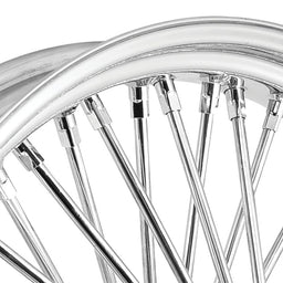 Attitude Inc Attitude Inc Wheel, Front, MaxSpoke, Chrome/Chrome, Harley-DavidsonÂ®, 26 x 3.5 in., Dual Disc, 3/4'' axle, Each Attitude Inc Wheel, Front, MaxSpoke, Chrome/Chrome, Harley-DavidsonÂ®, 26 x 3.5 in., Dual Disc, 3/4'' axle, Each Autofit