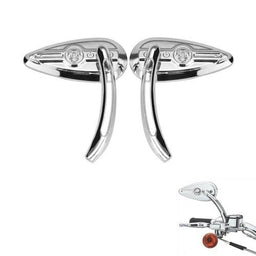 Attitude Inc Attitude Rear View Mirror Set, Universal, Custom Chrome Skull Type for Harley, Set Attitude Rear View Mirror Set, Universal, Custom Chrome Skull Type for Harley, Set Autofit
