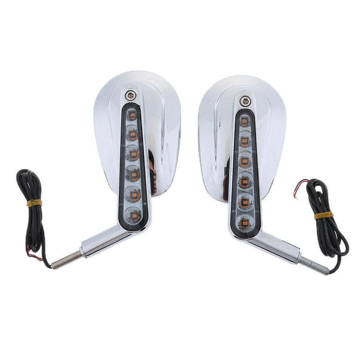 Attitude Inc Attitude Rearview Mirror & LED Turn Signals Combo, Chrome For Harley VROD 2009-2017, Pair Attitude Rearview Mirror & LED Turn Signals Combo, Chrome For Harley VROD 2009-2017, Pair Autofit