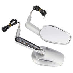 Attitude Inc Attitude Rearview Mirror & LED Turn Signals Combo, Satin Finish For Harley VROD 2009-2017, Pair Attitude Rearview Mirror & LED Turn Signals Combo, Satin Finish For Harley VROD 2009-2017, Pair Autofit