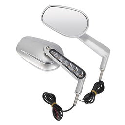 Attitude Inc Attitude Rearview Mirror & LED Turn Signals Combo, Satin Finish For Harley VROD 2009-2017, Pair Attitude Rearview Mirror & LED Turn Signals Combo, Satin Finish For Harley VROD 2009-2017, Pair Autofit