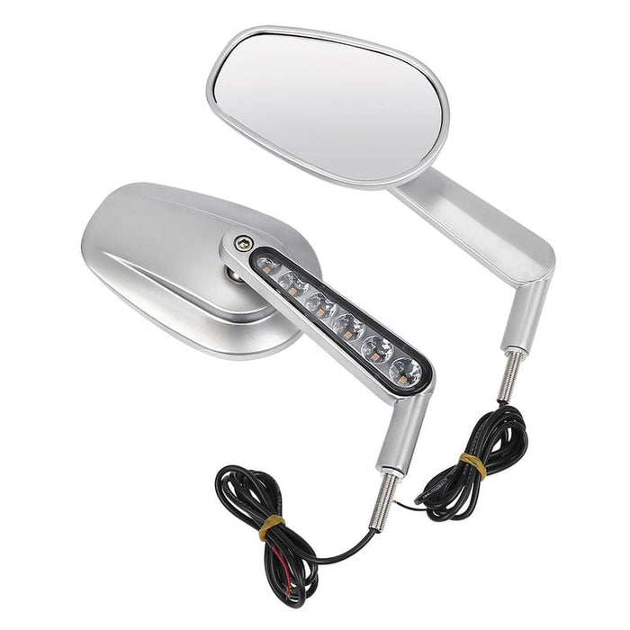 Attitude Inc Attitude Rearview Mirror & LED Turn Signals Combo, Satin Finish For Harley VROD 2009-2017, Pair Attitude Rearview Mirror & LED Turn Signals Combo, Satin Finish For Harley VROD 2009-2017, Pair Autofit