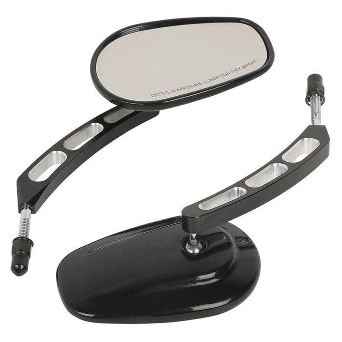 Attitude Inc Attitude Rearview Mirror, Universal 8mm fitment ,Black Machined for Harley Touring FL Sportster XL883 XL1200 Motor, Pair Attitude Rearview Mirror, Universal 8mm fitment ,Black Machined for Harley Touring FL Sportster XL883 XL1200 Motor, Pair Autofit