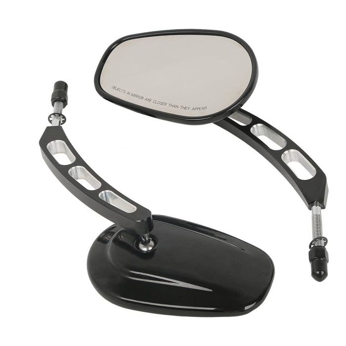 Attitude Inc Attitude Rearview Mirror, Universal 8mm fitment ,Black Machined for Harley Touring FL Sportster XL883 XL1200 Motor, Pair Attitude Rearview Mirror, Universal 8mm fitment ,Black Machined for Harley Touring FL Sportster XL883 XL1200 Motor, Pair Autofit