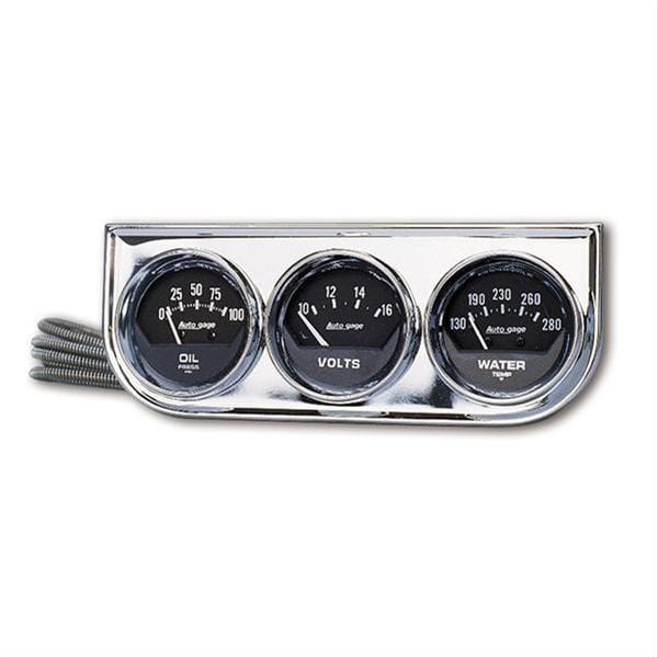 Auto gage Autogage by AutoMeter Analog Gauge Consoles 2349 Autofit