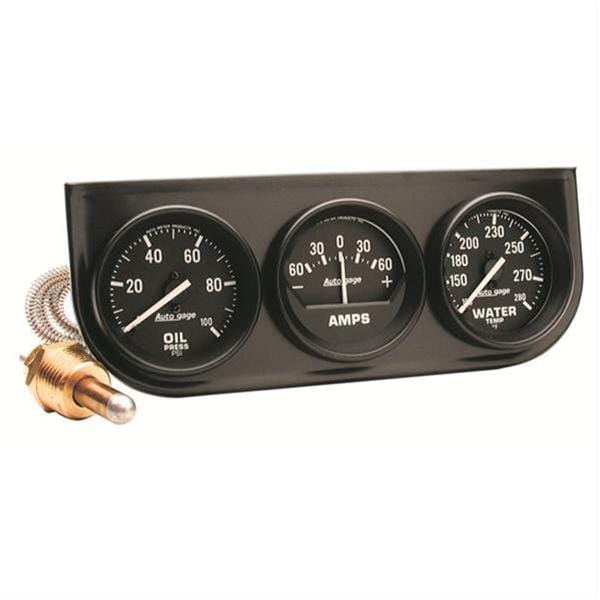 Auto gage Autogage by AutoMeter Analog Gauge Consoles 2393 Autofit