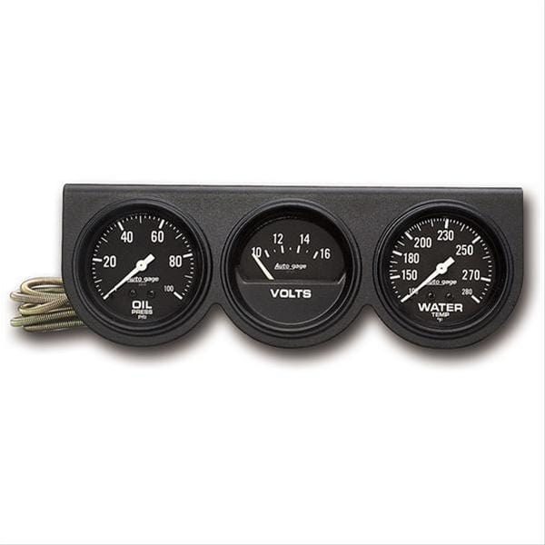 Auto gage Autogage by AutoMeter Analog Gauge Consoles 2398 Autofit
