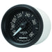 AUTOMETER 2-1/16", Black carbon Fiber Dial, Full Sweep Mechanical, 140-280°F GT Series Water Temperature Gauge AU8031 Autofit