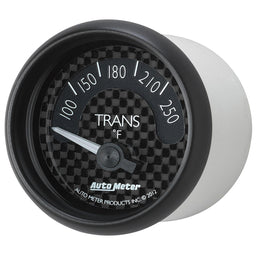 AUTOMETER 2-1/16", Black Carbon Fiber Dial, Short Sweep Electrical, 100-250°F GT Series Trans Temperature Gauge AU8049 Autofit
