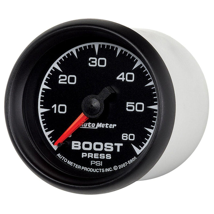 AUTOMETER 2-1/16", Full Sweep, 0-60 psi ES Series Boost Gauge AU5905 Autofit