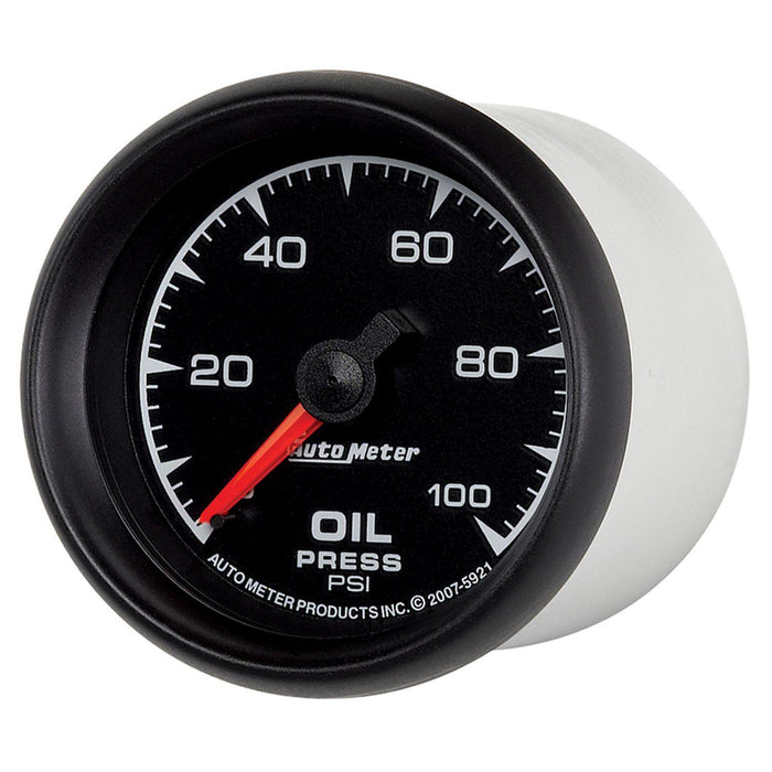 AUTOMETER 2-1/16", Full Sweep Mechanical, 0-100 psi ES Series Oil Pressure Gauge AU5921 Autofit
