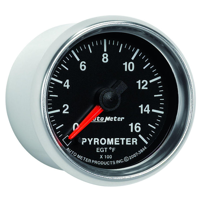 AUTOMETER 2-1/16", In-Dash, Full Sweep Electric, 0 - 1600°F GS Series Pyrometer Gauge AU3844 Autofit