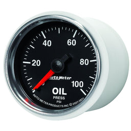 AUTOMETER 2-1/16", In-Dash, Full Sweep Mechanical, 0 - 100 psi. GS Series Oil Pressure Gauge AU3821 Autofit