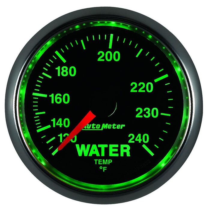 AUTOMETER 2-1/16", In-Dash, Full Sweep Mechanical, 120-240°F GS Series Water Temperature Gauge AU3832 Autofit