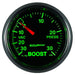 AUTOMETER 2-1/16", In-Dash, Full Sweep Mechanical, 30 In Hg.-Vac./30 psi. GS Series Boost/Vacuum Gauge AU3803 Autofit