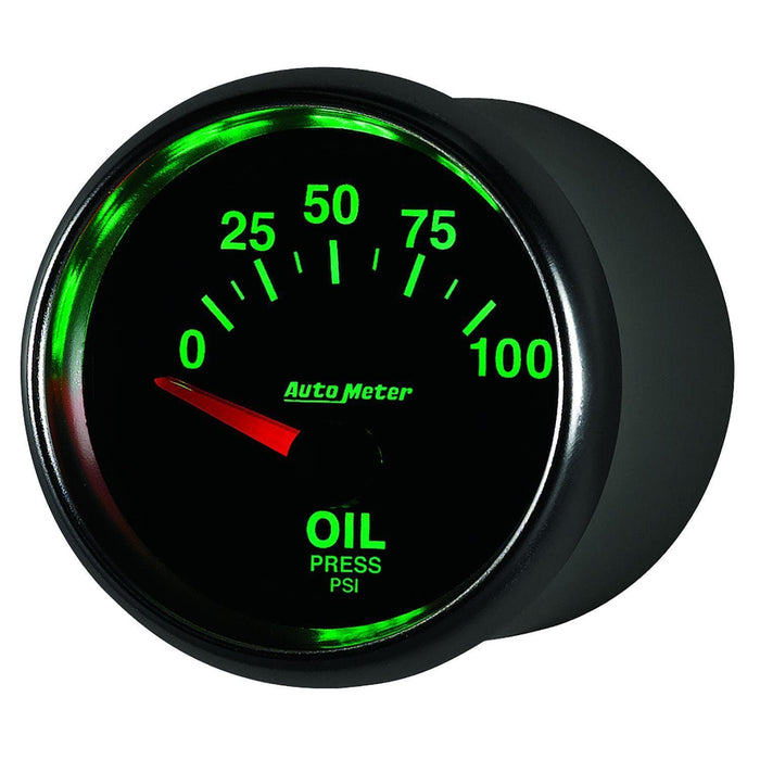 AUTOMETER 2-1/16", In-Dash, Short Sweep Electric, 0 - 100 psi. GS Series Oil Pressure Gauge AU3827 Autofit