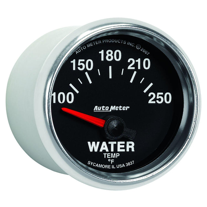 AUTOMETER 2-1/16", In-Dash, Short Sweep Electric, 100-250°F GS Series Water Temperature Gauge AU3837 Autofit