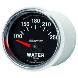 AUTOMETER 2-1/16", In-Dash, Short Sweep Electric, 100-250°F GS Series Water Temperature Gauge AU3837 Autofit