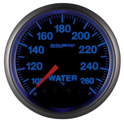AUTOMETER 2-1/16", Programmable Warning Function, 100-260°F Elite Series Water Temperature Gauge AU5654 Autofit