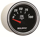 AUTOMETER 2-1/16", Short Sweep Electric, 0-100 psi Designer Black II Oil Pressure Gauge AU1228 Autofit