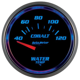 AUTOMETER 2-1/16", Short Sweep Electric, 40-120°C Cobalt Series Water Temperature Gauge AU6137-M Autofit