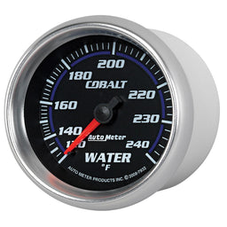 AUTOMETER 2-5/8", Full Short Sweep Mechanical, 120-240°F Cobalt Series Water Temperature Gauge AU7932 Autofit