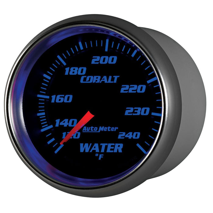 AUTOMETER 2-5/8", Full Short Sweep Mechanical, 120-240°F Cobalt Series Water Temperature Gauge AU7932 Autofit