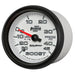 AUTOMETER 2-5/8", Full Sweep Mechanical, 30 In. Hg./45 psi Phantom II Series Boost/Vacuum Gauge AU7808 Autofit