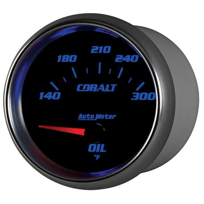 AUTOMETER 2-5/8", Short Sweep Electric, 140-300°F Cobalt Series Oil Temperature Gauge AU7948 Autofit