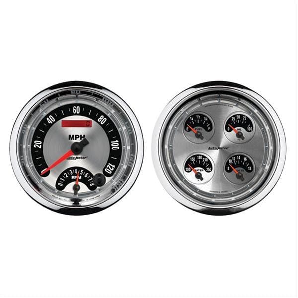 AutoMeter AutoMeter American Muscle Analog Gauge Kits 1205 Autofit