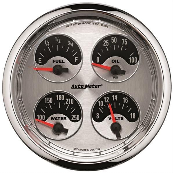 AutoMeter AutoMeter American Muscle Analog Gauge Kits 1225 Autofit