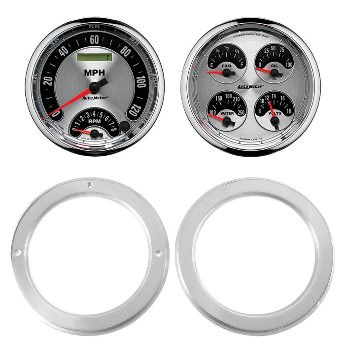 AutoMeter AutoMeter American Muscle Instrument Clusters 7037-01 Autofit
