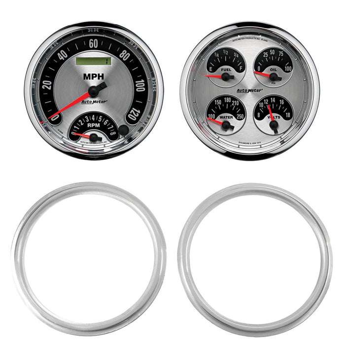AutoMeter AutoMeter American Muscle Instrument Clusters 7039-01 Autofit