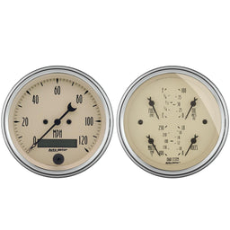 AutoMeter AutoMeter Antique Beige Analog Gauge Kits 1800 Autofit