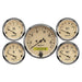 AutoMeter AutoMeter Antique Beige Analog Gauge Kits 1809-M Autofit