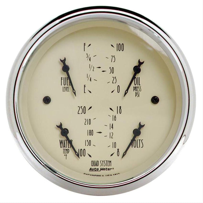 AutoMeter AutoMeter Antique Beige Analog Gauge Kits 1819 Autofit