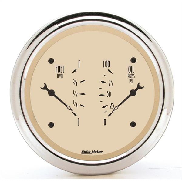 AutoMeter AutoMeter Antique Beige Analog Gauge Kits 1824 Autofit