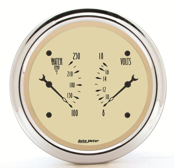 AutoMeter AutoMeter Antique Beige Analog Gauge Kits 1830 Autofit