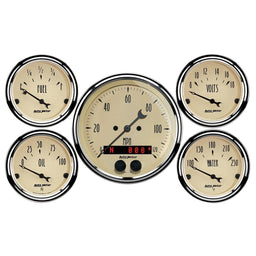 AutoMeter AutoMeter Antique Beige Analog Gauge Kits 1850 Autofit