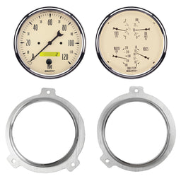 AutoMeter AutoMeter Antique Beige Instrument Clusters 7038-02 Autofit